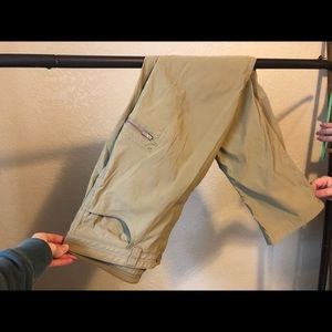 Camel colored cargo pants
